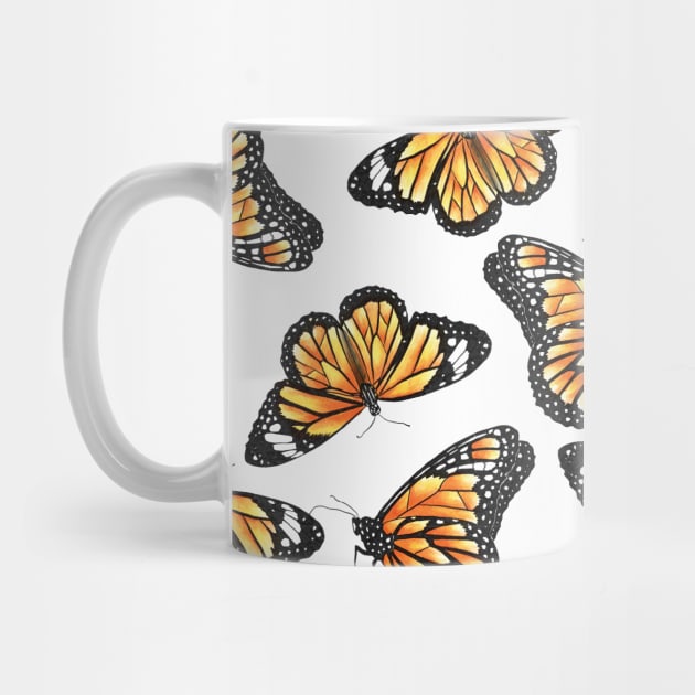 Monarch Butterfly Spring Summer by Farissa